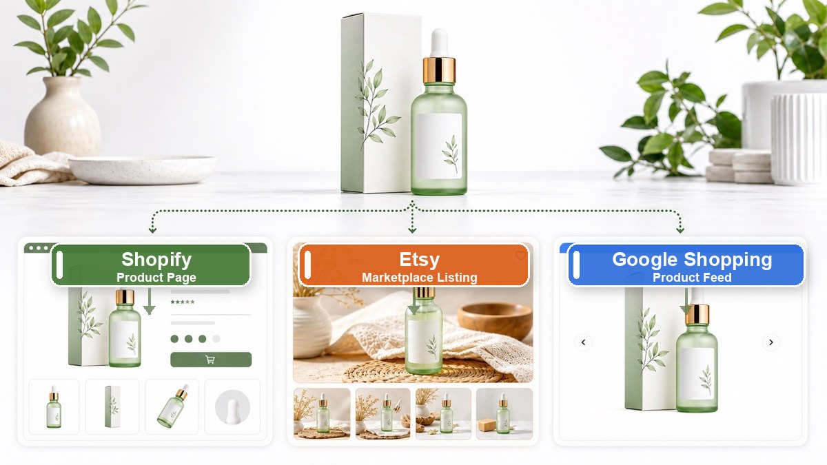 AI Product Photography in 2026: A Practical Workflow for Shopify, Etsy, and Google Shopping